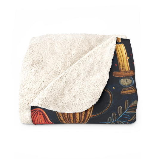 Harvest Chapters Sherpa Blanket