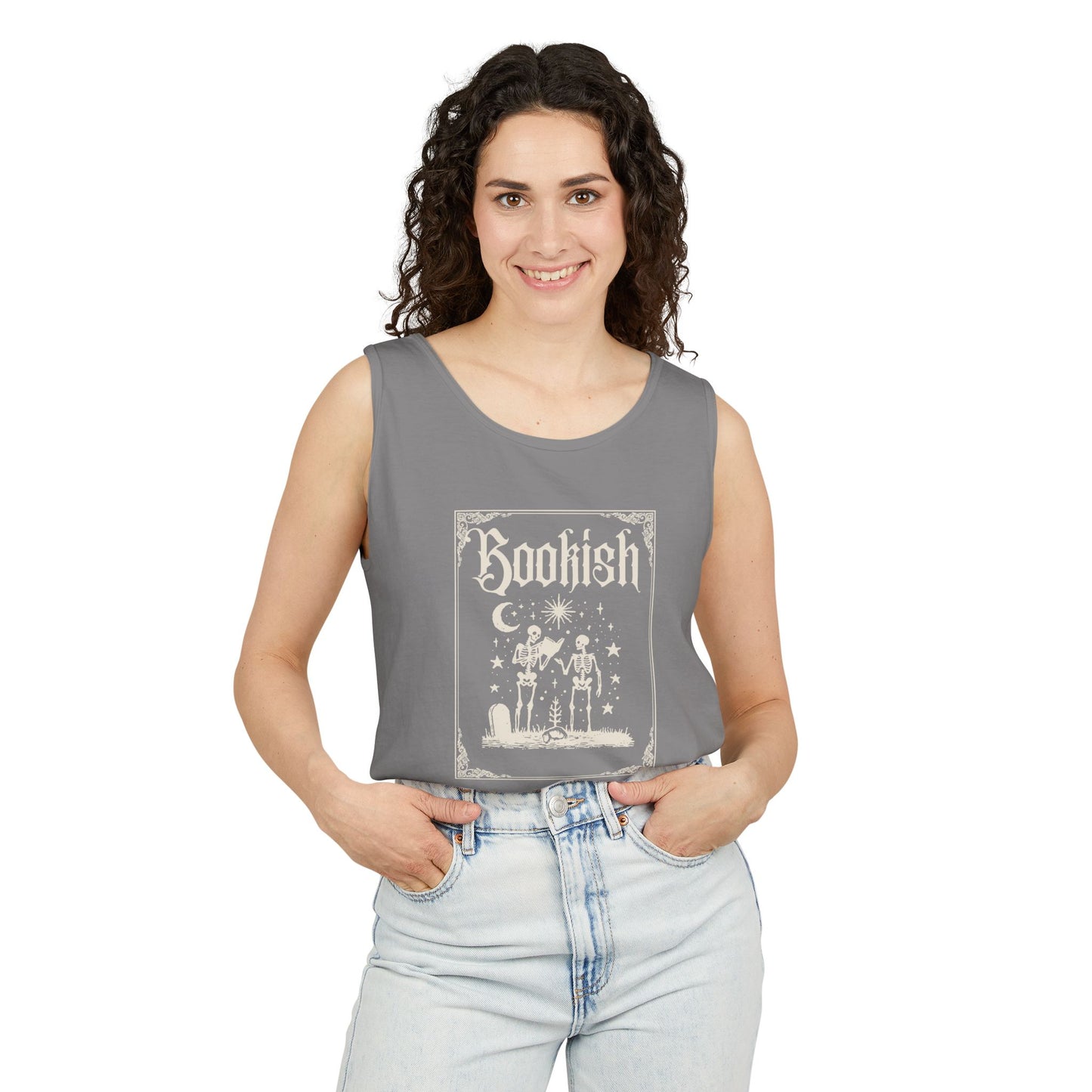 Bookish Skeleton Tank