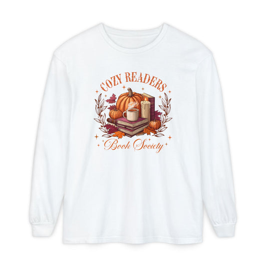 Cozy Readers Book Society Long Sleeve Tee