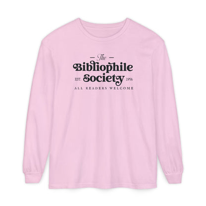 Bibliophile Society Long Sleeve Tee