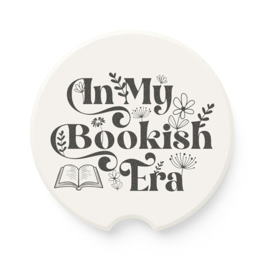 Bookish Era Car Coaster 2pc