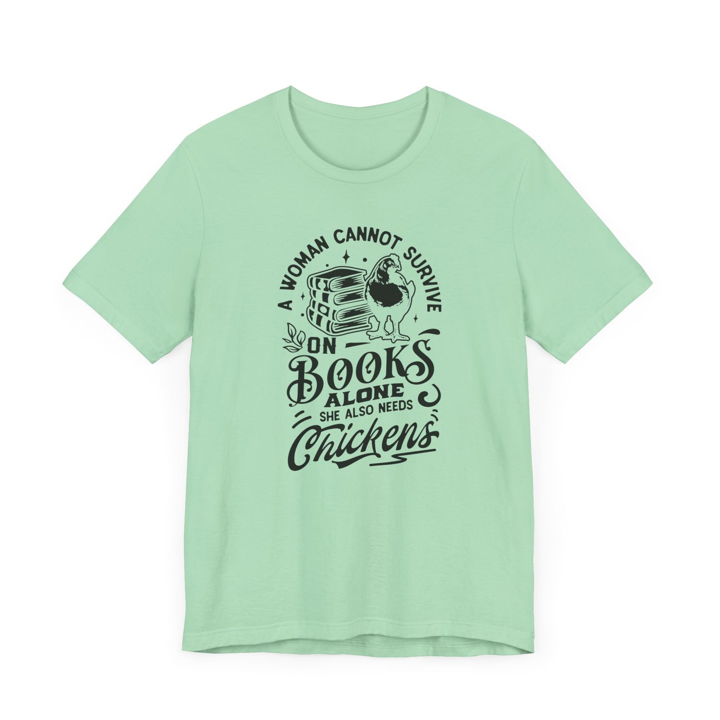 Books & Chickens Tee