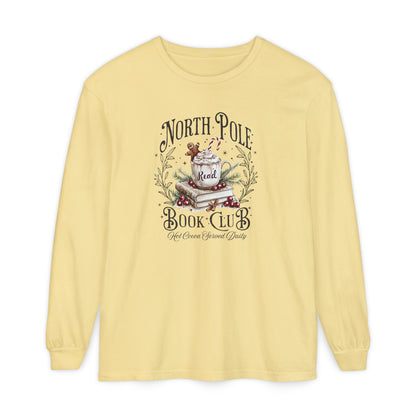 North Pole Book Club Long Sleeve Tee