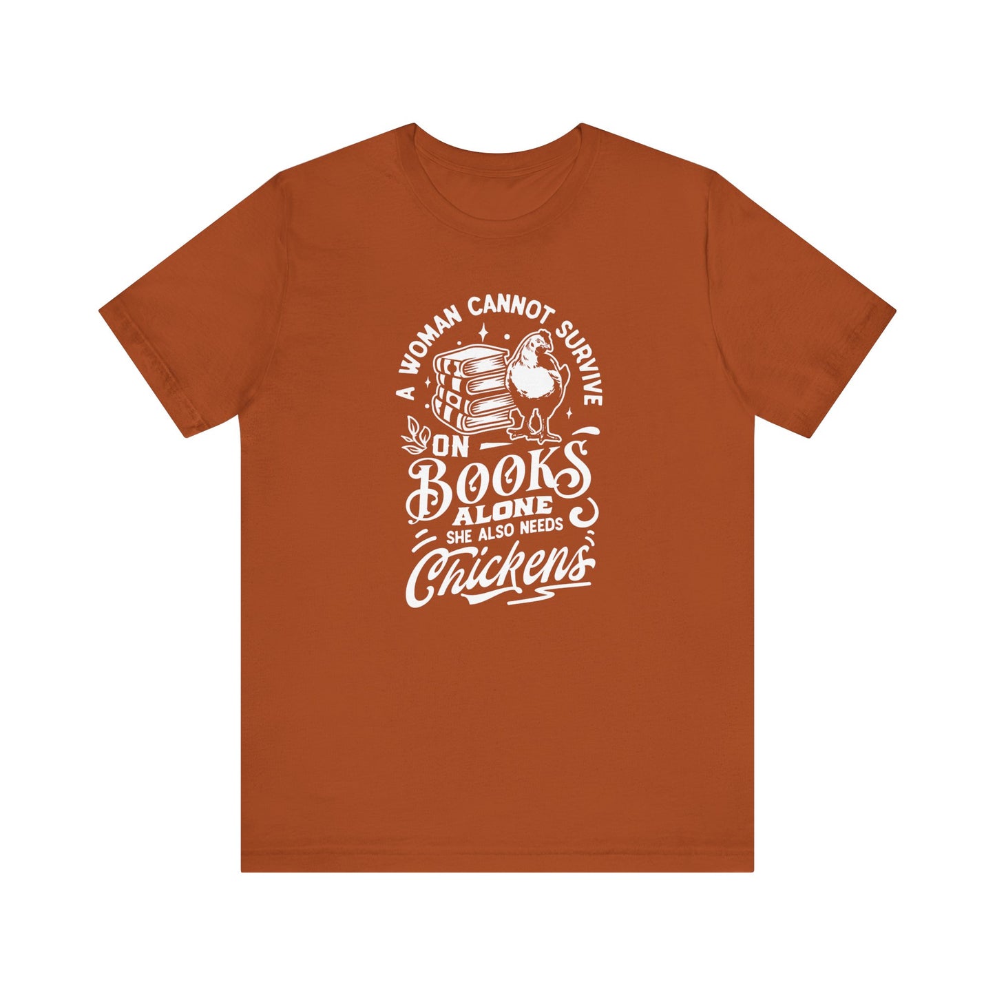 Books & Chickens Tee