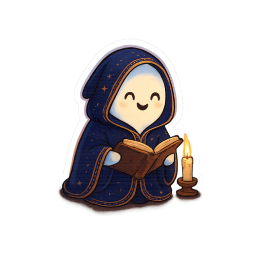 Just One More Chapter Ghost Sticker