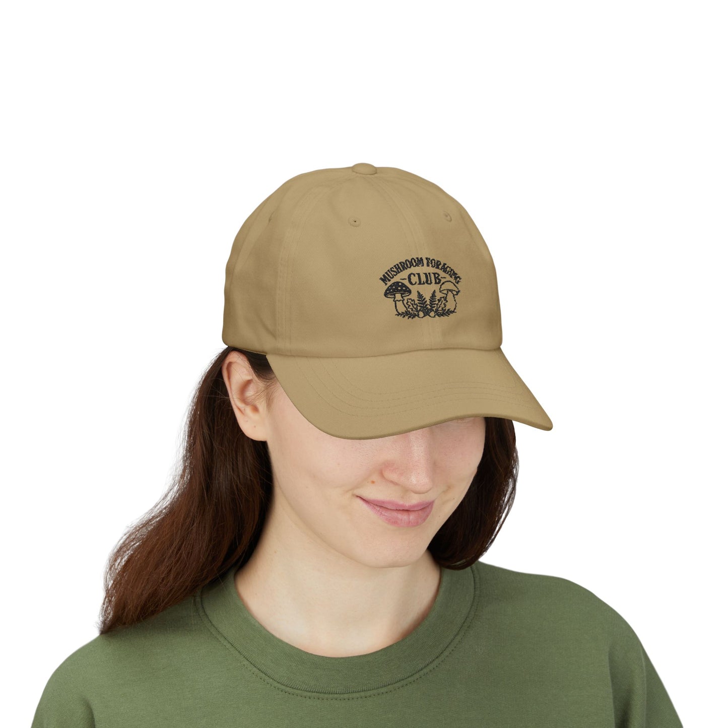 Mushroom Foraging Club Dad Cap