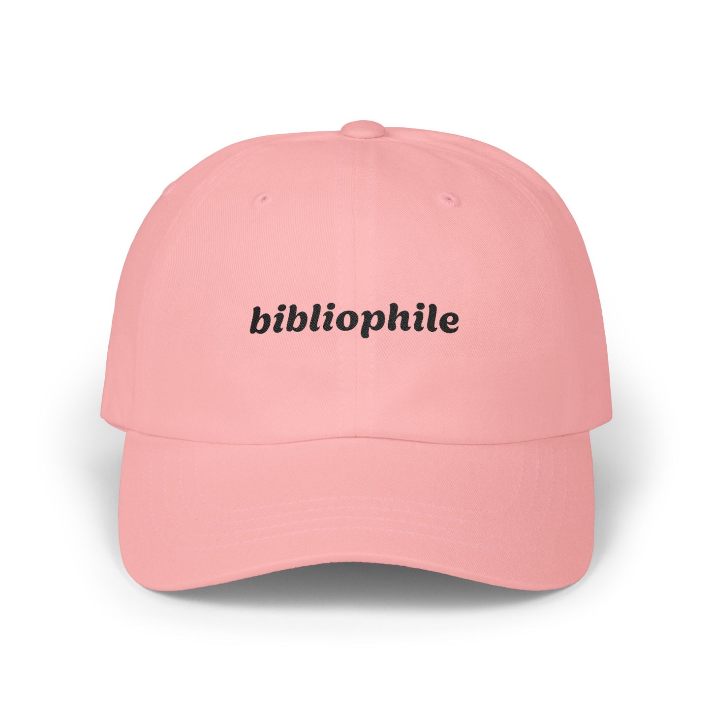 Bibliophile Embroidered Cap