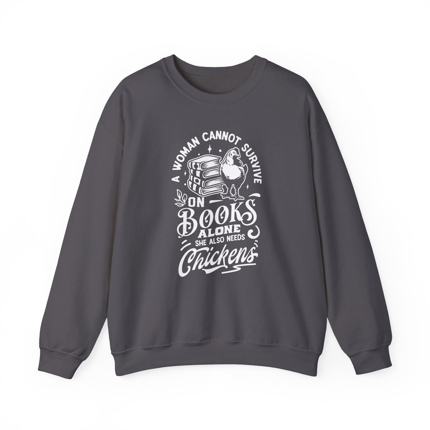 Books & Chickens Sweatshirt