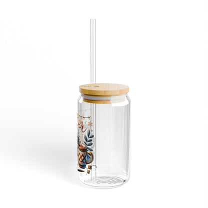 Winter Vibes Kindle Sipper Glass
