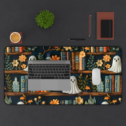 Haunted Library Desk Mat