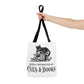 Cats & Books Tote Bag