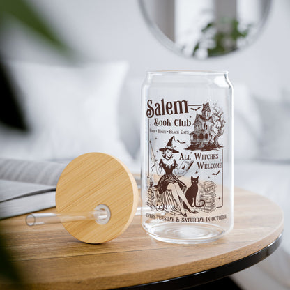 Salem Book Club Sipper Glass