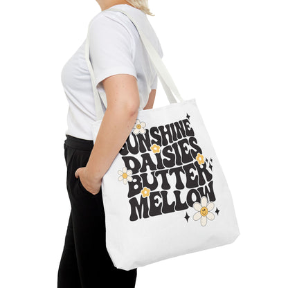Sunshine Daisies Butter Mellow Tote Bag
