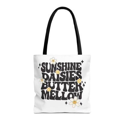 Sunshine Daisies Butter Mellow Tote Bag