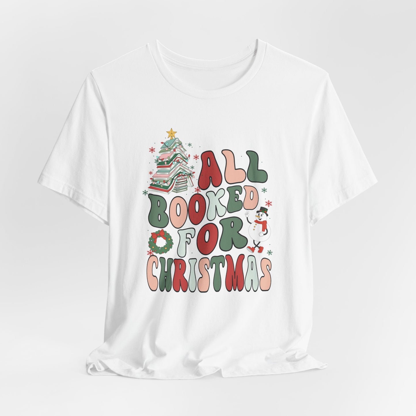 All Booked for Christmas Tee