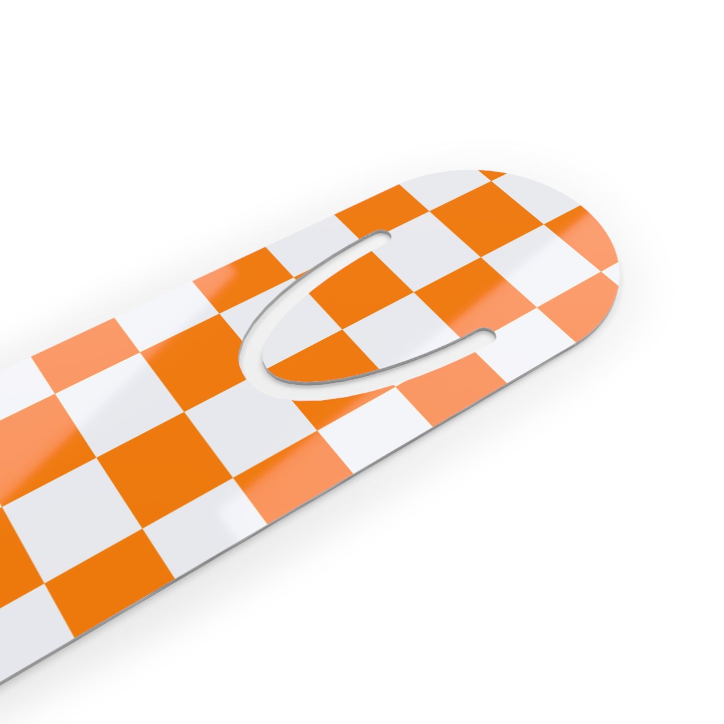 Orange Checkered Bookmark