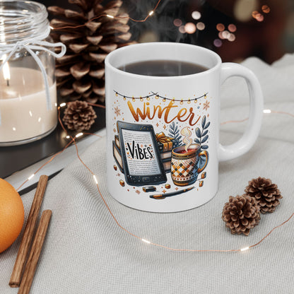 Winter Vibes Kindle Mug