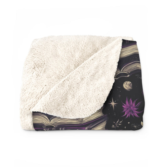Cosmic Chapters Sherpa Blanket