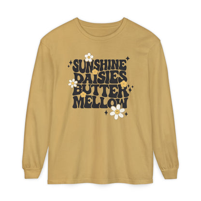 Sunshine Daisies Butter Mellow Long Sleeve Tee