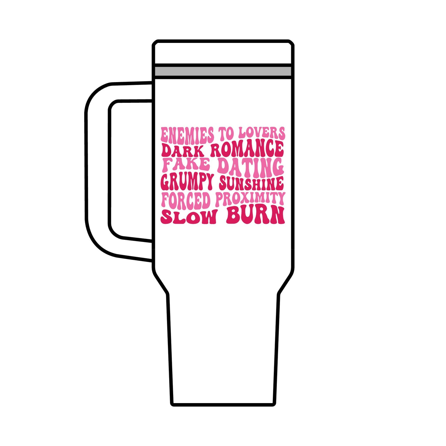 Book Tropes Travel Mug