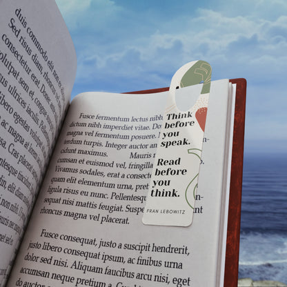 Think Before You Speak Bookmark