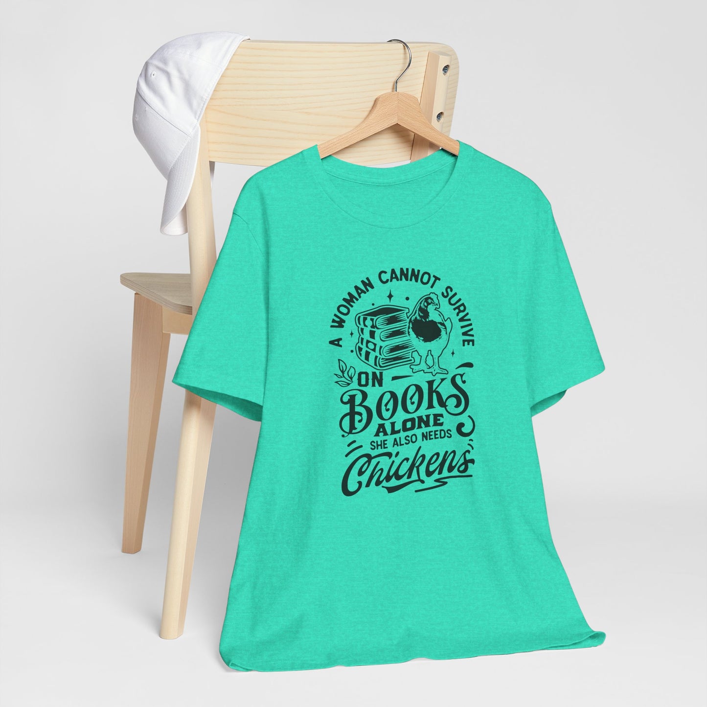 Books & Chickens Tee