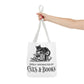 Cats & Books Tote Bag