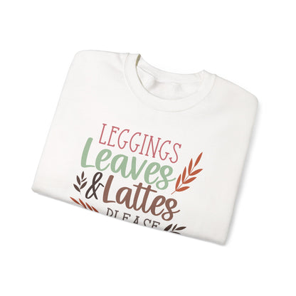 Leggings Leaves & Lattes Sweatshirt