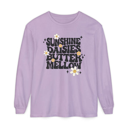 Sunshine Daisies Butter Mellow Long Sleeve Tee