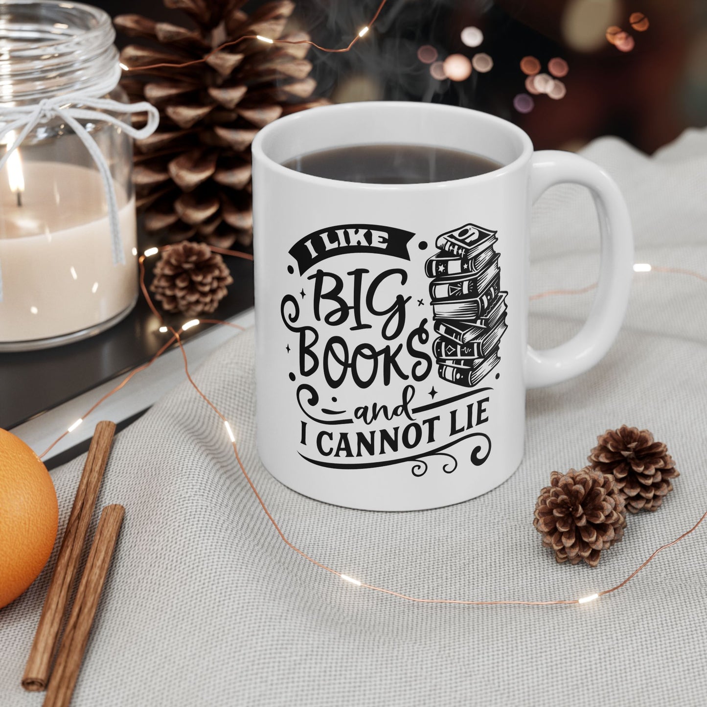 I Like Big Books Mug