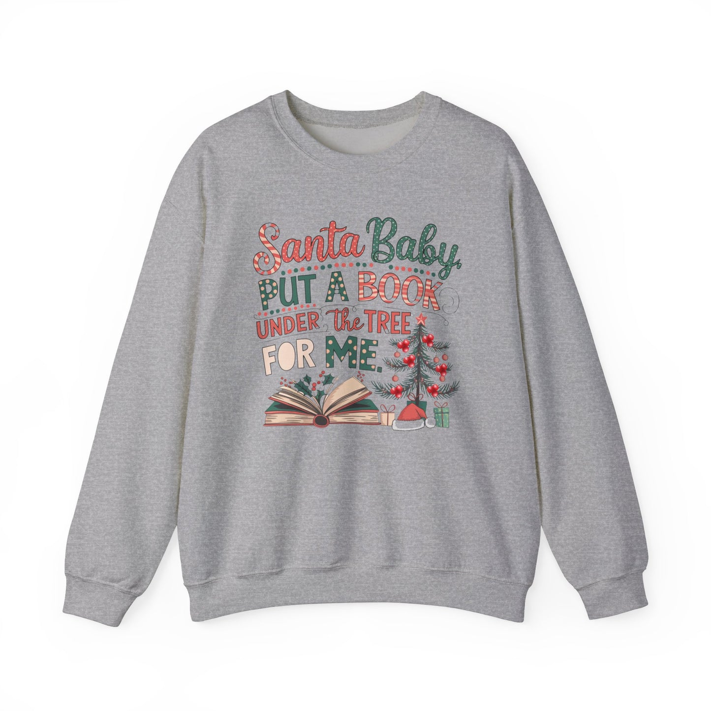 Christmas Santa Baby Book Sweatshirt