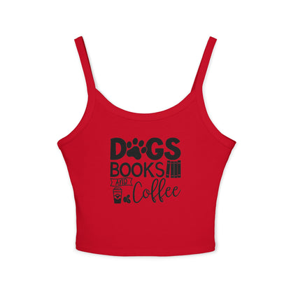 Dogs Books & Coffee Tank