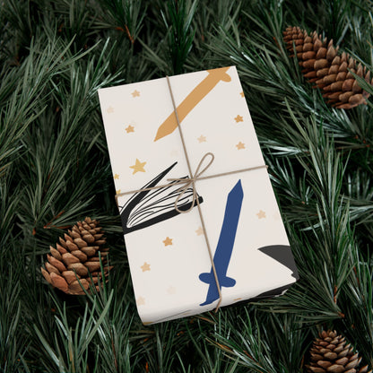 Books & Dragons Wrapping Paper