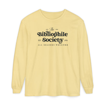 Bibliophile Society Long Sleeve Tee