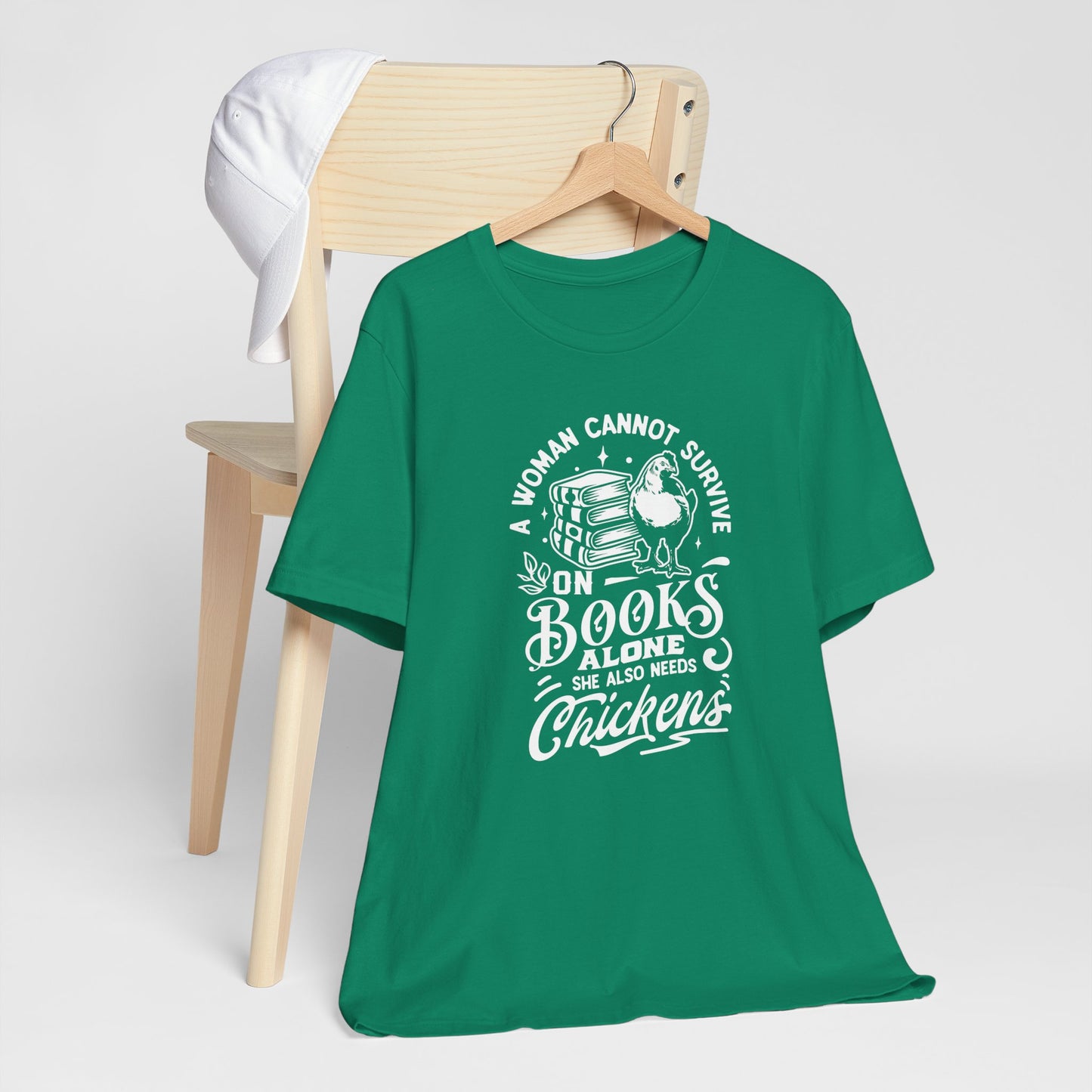 Books & Chickens Tee