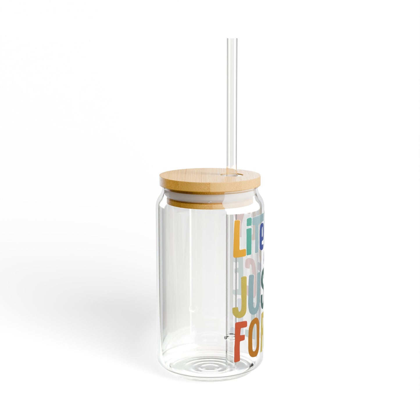 Literacy and Justice Sipper Glass