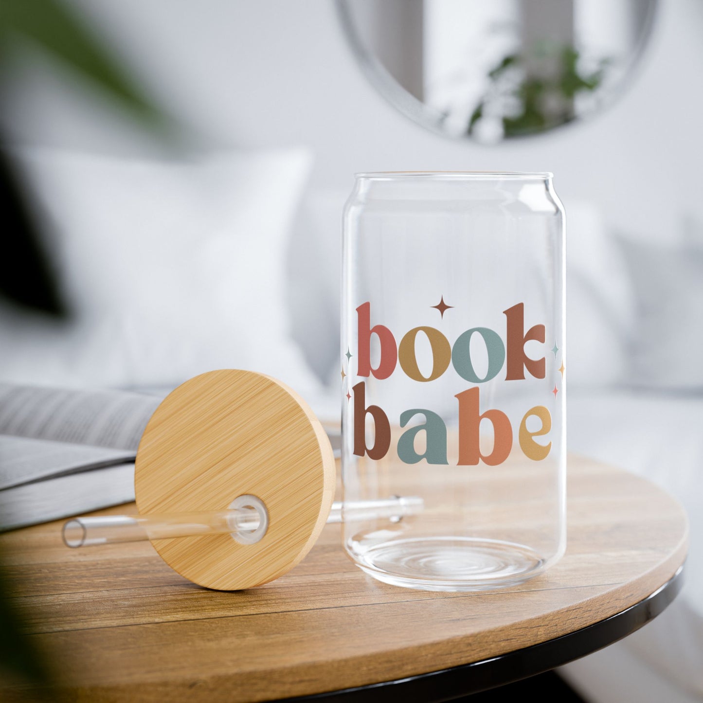 Book Babe Sipper Glass