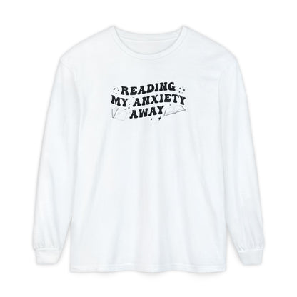Reading My Anxiety Away Long Sleeve Tee