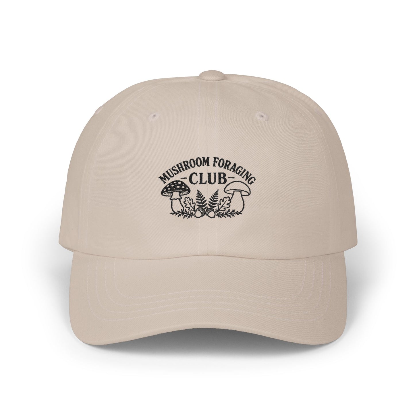 Mushroom Foraging Club Dad Cap
