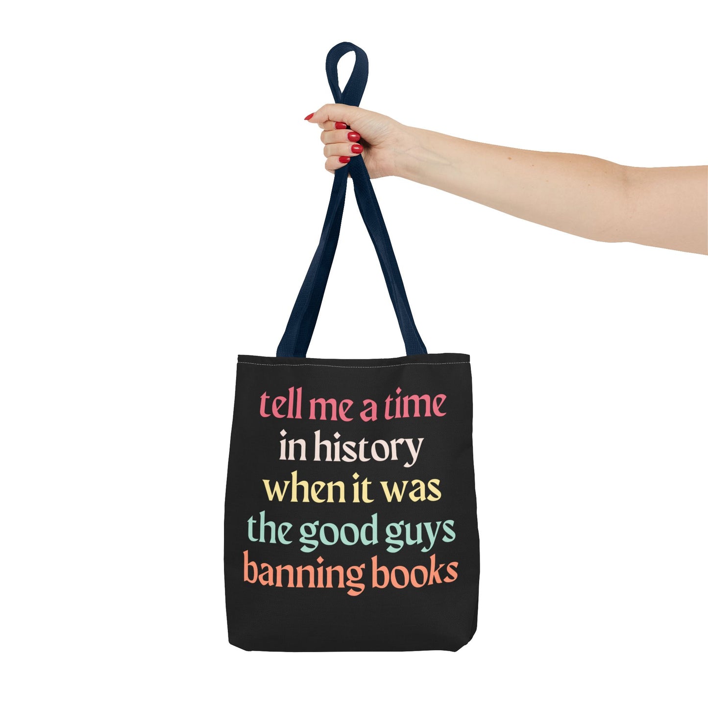 Good Guys Don't Ban Books Tote Bag