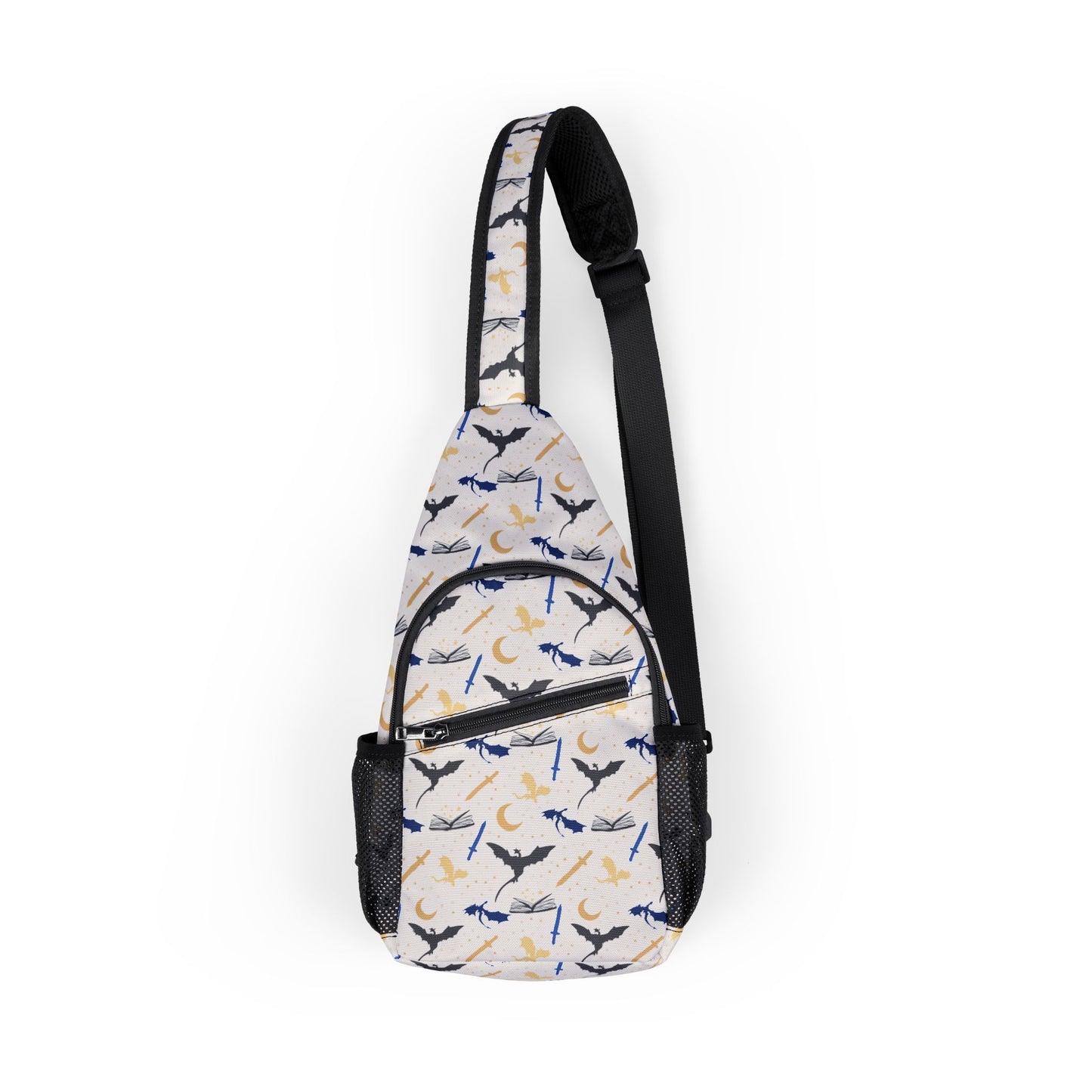 Books & Dragons Chest Bag