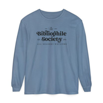 Bibliophile Society Long Sleeve Tee