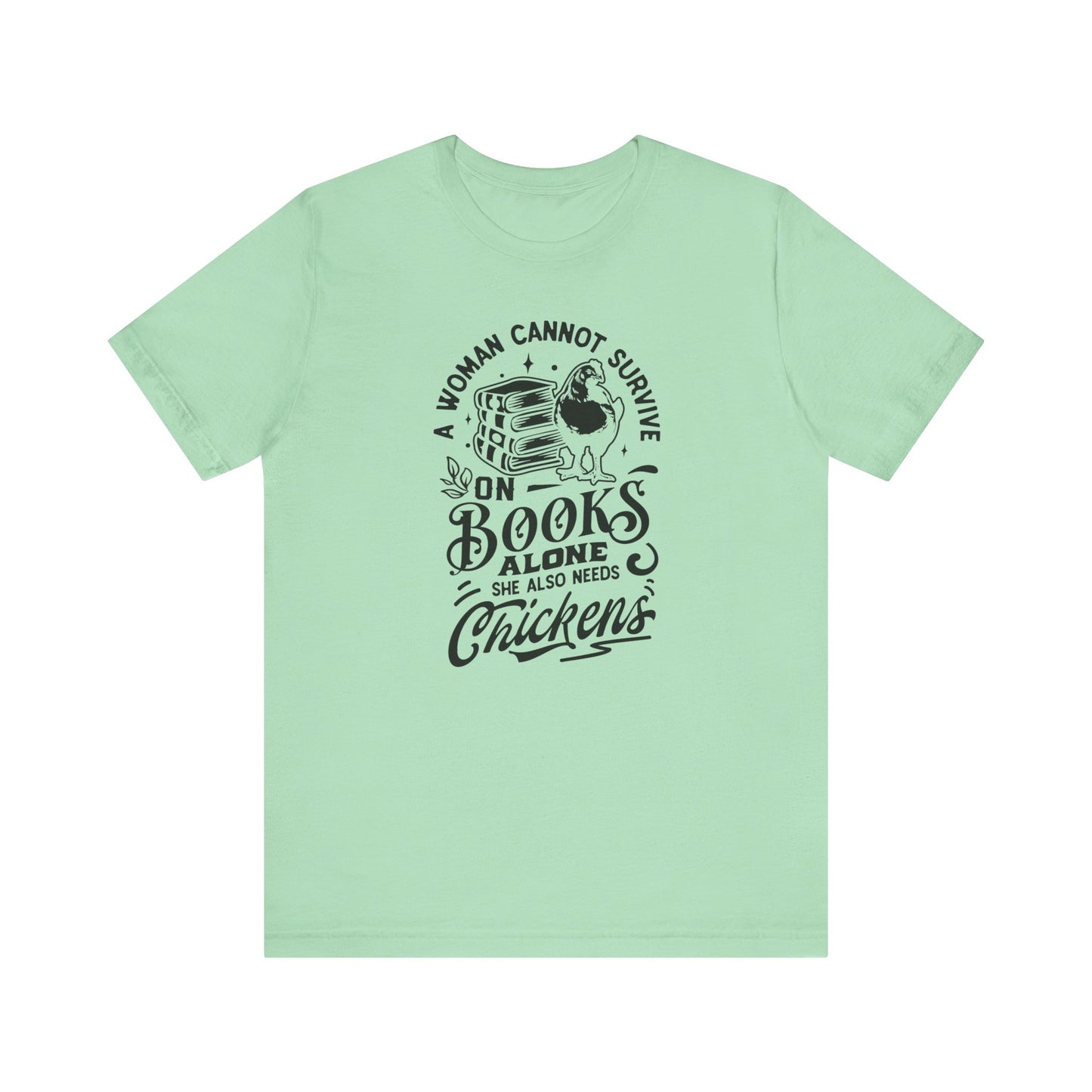 Books & Chickens Tee