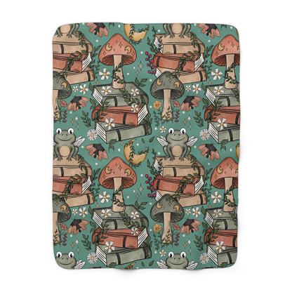 Enchanted Chapters Sherpa Blanket