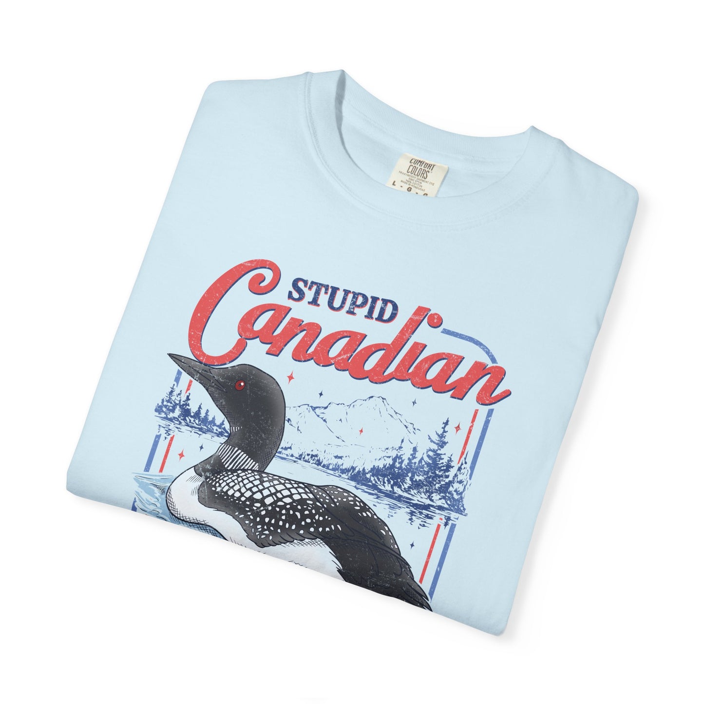 Stupid Canadian Wolf Bird Tee