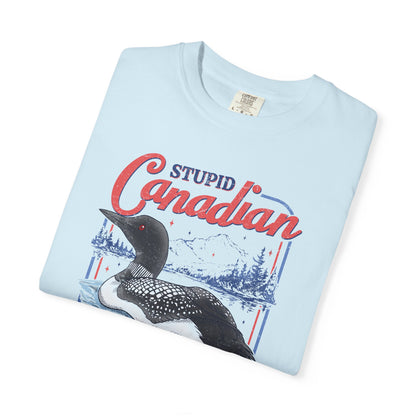 Stupid Canadian Wolf Bird Tee