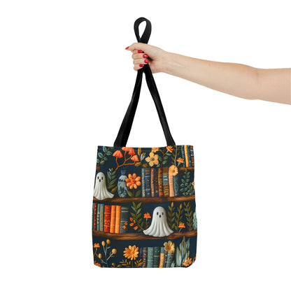 Haunted Library Tote Bag