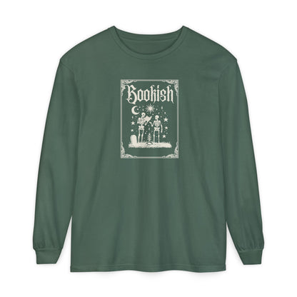 Bookish Skeleton Long Sleeve Tee