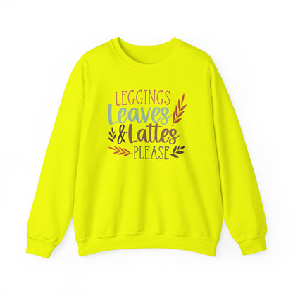 Leggings Leaves & Lattes Sweatshirt