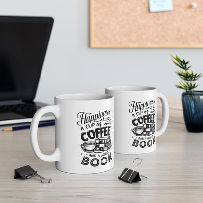 Happiness is a Cup of Coffee Mug